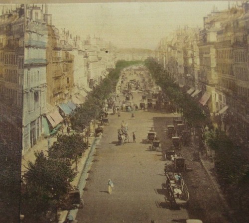 1850s stereoview paris france - 1850s,