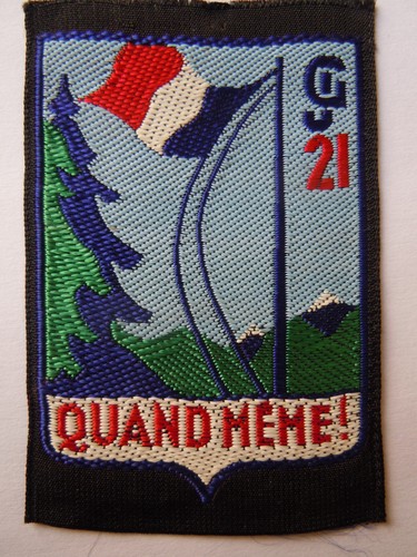 Insigne tissu wwii - cjf, 21