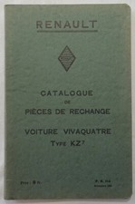 Renault : Catalogue de pièces