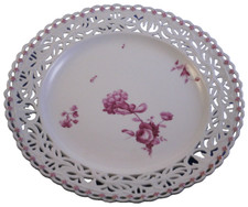 Assiette Florale Reticulée En