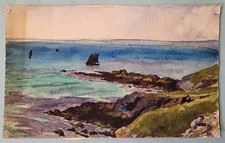 Aquarelle maurice delavier - maurice,