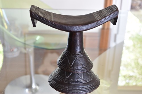 Art africain tete lit - de,