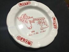 Cendrier publicitaire LOTO ZODIAQUE BÉLIER Barberousse Chauvigny Deshoulieres TB