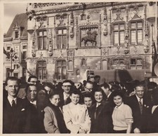 ✒ PHOTO ORIGINALE 7 mars 1948 jeunesse RPF à Compiègne LEVALLOIS PERRET