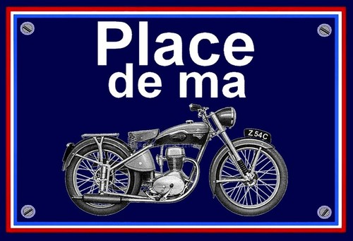 Plaque place de ma - ",