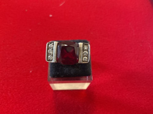 Bague tank art déco argent - , et