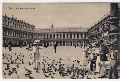 Cpa venise venezia plazza - pc,