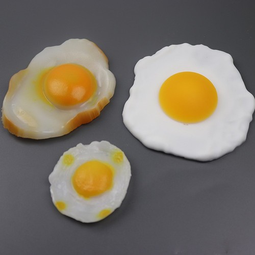 Modèle oeuf poché simulé - poché,