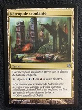 CARTE MAGIC RARE NEUF EDITION FR TERRAIN SPECIAL TRIPLE COULEUR NECROPOL VAMPIRE