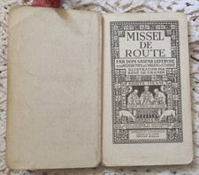 MISSEL DE ROUTE PAR DOM GASPAR LEFEBVRE ET LES BENEDICTINS DE L'ABBAYE ST ANDRE
