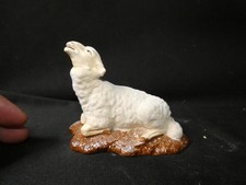 Santon mouton floqué Devineau crèche roi mage Neveu Carbonel  oc56