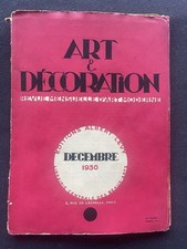 Mensuelle  Book Art & Décoration Livre Besnard Perzel Arbus Mallet Stevens 1930