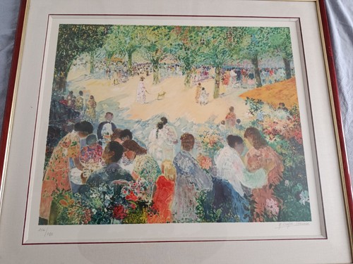 Tableau personnages colorés