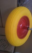 Roue Pour Brouette En Polyuréthane Modèle VESPA 350 - 8 Longueur D'Axe 14 cm