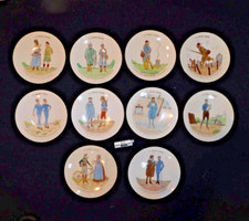 SPECIAL 11 NOVEMBRE 14-18 / BEAU LOT 10 ASSIETTES / SUPER MOTIFS à voir !!!!!!!!
