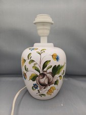 Pied de lampe en faïence du
