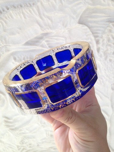 Superbe cendrier cristal