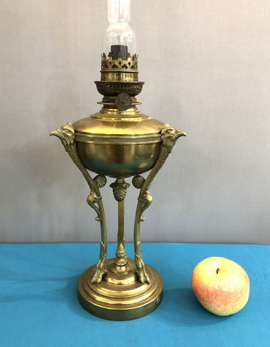 Ancienne lampe pétrole - lampe, à