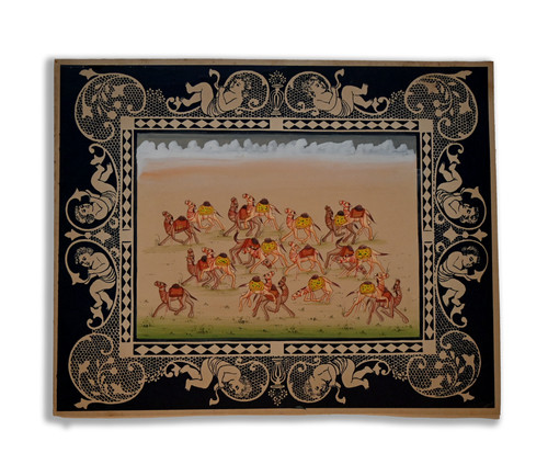Peinture miniature faite la - à,
