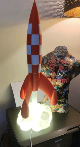 Fusée tintin décorative - tintin,