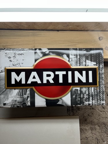 Plaque martini métal bar - plaque,