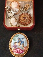 Lot De Camees, Bijoux Anciens