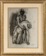 ANCIEN DESSIN DE SCULPTURE