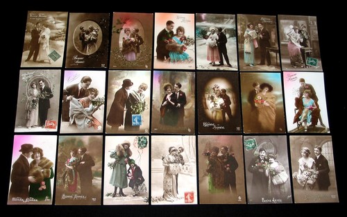Cpa 1910 femme couple mode - femme,