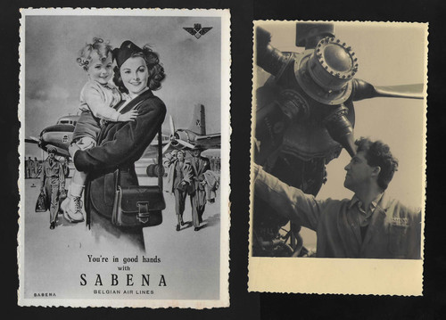 1950 1955 cartes publicitaires - 1950-1955,