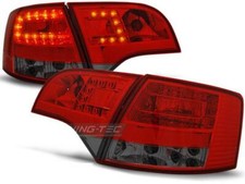 Paire de feux arriere Audi A4 B7 break 04-08 LED rouge fume