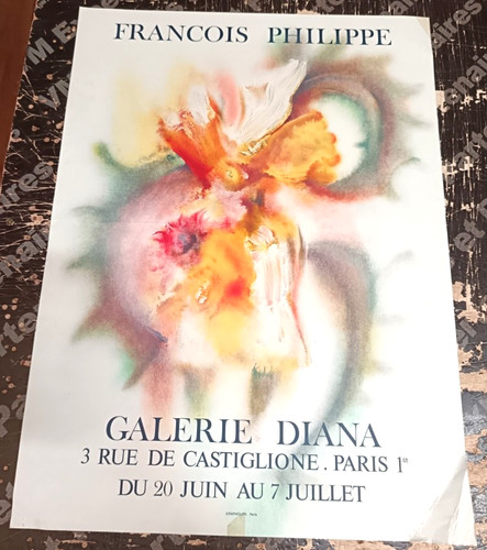 Affiche exposition peintre - affiche,