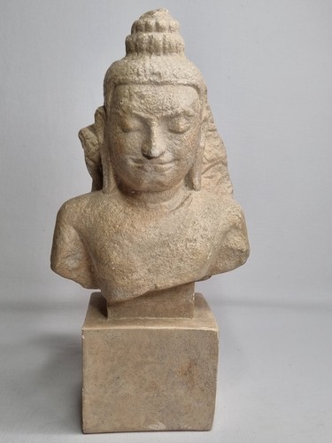 Buste bouddha plâtre - de, en