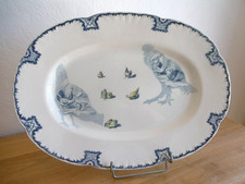 PLAT OVALE FAIENCE CREIL