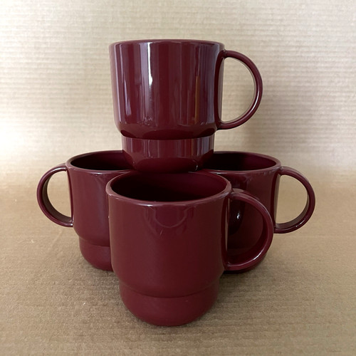 Tupperware vintage coffee mugs - tupperware,