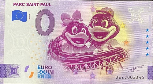 Billet euro parc - euro, saint