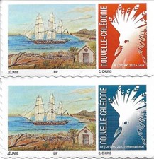 Nouvelle Calédonie Adhésif ** Les 160 ans de l'arrivée de l'IPHIGÉNIE