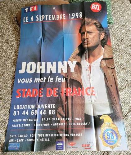 Johnny hallyday rare affiche - johnny,