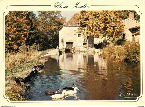 Carte postale moulin à eau - -,