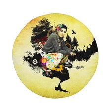 Serviette de plage ronde -