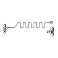 Entrebâilleur de fenêtre - 1 à 2 vantaux - Sairpentin chromé SOCONA