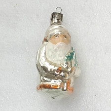 Ornement sapin de Noël vintage en verre mercurisé Noël URSS ancien déco Père ...
