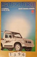 SUZUKI SJ SAMURAI/ SJ 413/ SJ 410 ACCESSOIRES Prospectus D 12 pages 1988