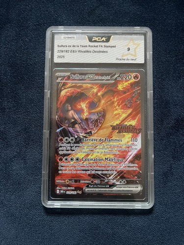 Carte gradée pokémon pca - carte,