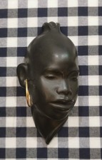 Tête Africaine  Céramique Année 60/70