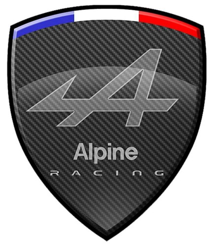Alpine racing sticker - racing,