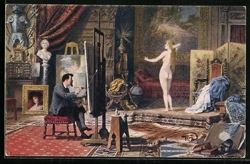 Carte postale artiste c - carte,