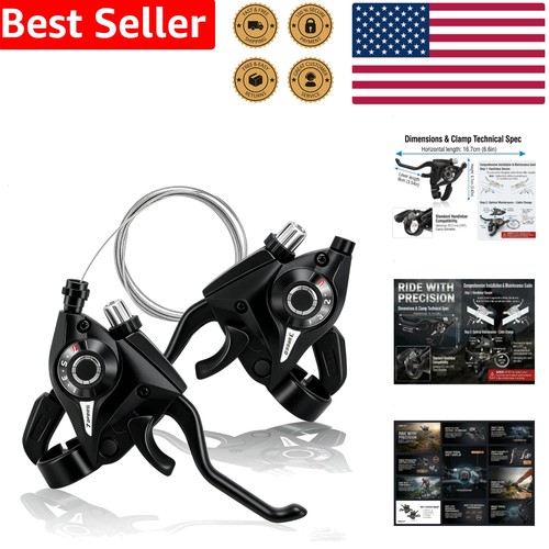 Bike shifter brake levers 3x7 - bike,