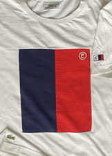 Tshirt Lacoste ? Regular Fit E Color Block Tee T-Shirt/ Collector/ Blanc/ S - 3