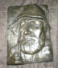 Bas-relief sculpture CACHOT céramique