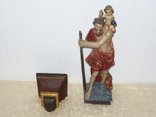 Statue bois saint - bois, «